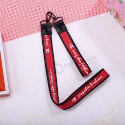 professional Top grade nylon sample free silk screen print tool badge holder lanyard For sale