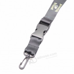 wholesale office lanyard adjustable length/ polyester neck strap adjustable badge holder lanyard