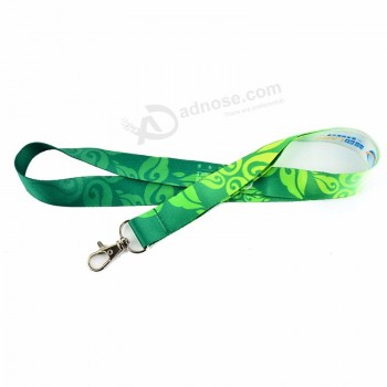 Fabrication de fabrication de sangle de cou bleu porte-badge longe pour cadeau
