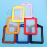 ID card holder border lanyard holes badges passport IC card name Tag employee badge holder