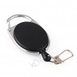 retractable pull badge reel lanyard name Tag card badge holder reels recoil belt Key ring chain clips