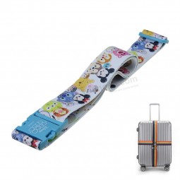 Ceinture de valise en gros logo personnalisé bricolage sangle de bagages
