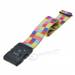 Sangle de bagage de ceinture TSA Lock personnalisée avec échelle de poignée