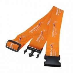Sangle de bagage en nylon élastique sur mesure avec boucle en plastique