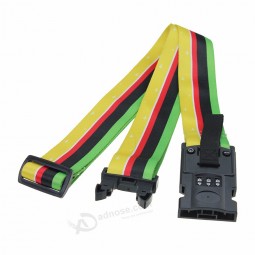 Ceinture de sécurité à bande élastique pour bagages avec cadenas TSA
