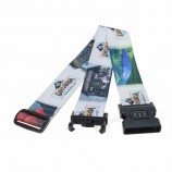 Sangle de bagage élastique multicolore mignonne avec boucle en plastique de bonne qualité