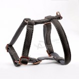 Vente en gros maille de polyester gris couleur maille harnais pour chien