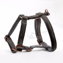 wholesale polyester mesh gray color mesh dog harness