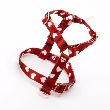 Harnais pour chien en polyester imprimé par transfert de chaleur