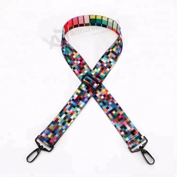 Sangle de sac à bandoulière en polyester à motif personnalisé