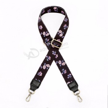 Mode Fleurs de cerisier bandoulière sac en cuir sangle de sac polyester pour dame