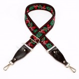 alça de tecelagem personalizada da mala a tiracolo do jacquard com logotipo feito sob encomenda