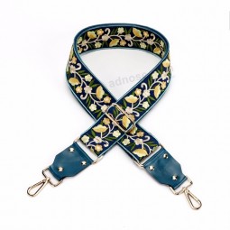 パーソナライズされた刺繍織りショルダーバッグストラップ