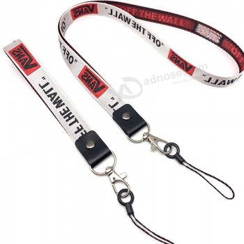 Vente en gros personnalisé de longe de téléphone portable support de cas couverture de téléphone de téléphone sangle de cou de téléphone Collier Sling pour téléphone portable intel