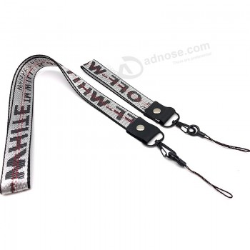 Longes personnalisées Cou Sangle de téléphone pour carte d’identité Carte d’identité Badge Clé de gymnase / Téléphone portable Support USB DIY Hang Rope Lariat Lanyard