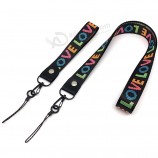Vente en gros sangles de téléphone portable Longes de cou pour clés Carte d’identité Gym USB Porte-badge DIY Hang Rope Lariat Lanyard