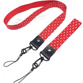 Vente en gros sangles de téléphone portable longe pour clé carte d’identité sangle de cou porte-badge USB Suspendre corde Lariat longe suspendue longe de cou