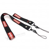 Corde de sangle de longe de cou longue personnalisée pour téléphone portable clé USB clé carte d’identité badge