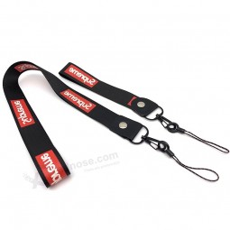 Custom Long Neck Lanyard Strap Rope For Cell Phone USB Flash Drive Key ID Card Badge