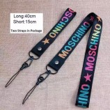 Vente en gros sangles de téléphone portable longe pour clé carte d’identité sangle de cou porte-badge USB Suspendre corde Lariat anti-chute suspendu longe de cou