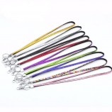 20pcs / lot Epacket livraison Strass Cristal Bling Cou Lanière pour Clés ID Badge Téléphone Portable Porte-clés Anneau livraison gratuite