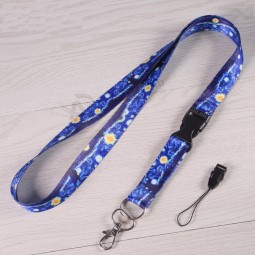 Longes de sangle de cou pour clés Carte d’identité Gym Sangles de téléphone portable Porte-badge USB Accroche-cordon de suspension bricolage Lariat Lanyard correa cuello