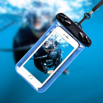 Sacs de natation Sac étanche avec lanière Pochette sous-marine Étui de téléphone