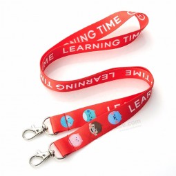 Logo flexible Longe en polyester imprimée par transfert de chaleur personnalisée