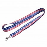 excellent nice heat transfer printed polyester lanyard