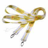 wonderful fashion customized heat transfer printed polyester lanyard
