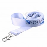 Carte d’identité sublimation cou Cordon en ruban polyester avec logo d’impression personnalisé