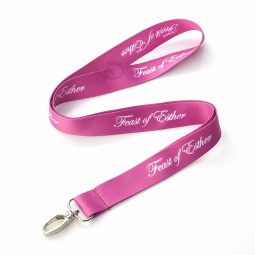 Longes de cou en polyester avec logo personnalisé