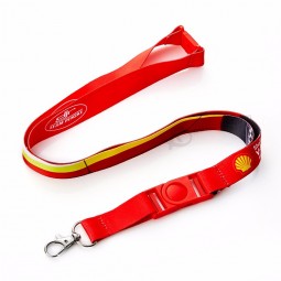 Fabrik benutzerdefinierte billige Sublimation individuell bedruckte Polyester Brealaway Schnalle Lanyard