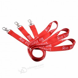 Polyester Stain Ribbon Sublimation Printing ID card Lanyards