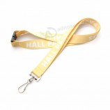 Longe porte-badge de cou en polyester de haute qualité pour l’activité de promotion