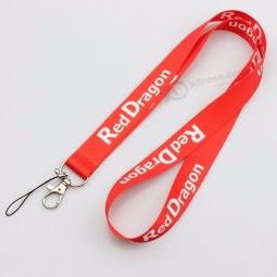 20-mm-Lanyard aus Polyester mit Wärmeübertragungsgurt und individuellem Logo