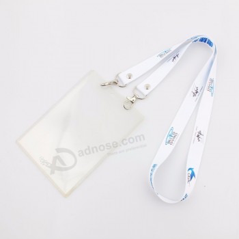 Sangle de cou de sublimation de porte-badge rpet écologique personnalisée pour le fabricant de porte-carte d’identité