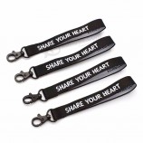Longe de porte-badge à sangle courte personnalisée pour téléphone portable pour cadeau