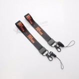 Chine fabrication personnalisé polyester impression en gros bracelet porte-badge lanière