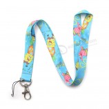 Bonito dos desenhos animados bob esponja calça quadrada colhedor halter chave cartão de identificação cinta móvel usb crachá titular diy colhedor