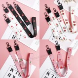 neck strap lanyards for keys ID card Gym mobile phone straps USB wholesale
