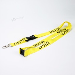 Lanières en polyester imprimé avec logo attaché aux accessoires