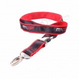 heißer verkauf airbus schwarz siebdruck lanyard