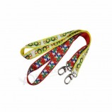 Färbesublimationsdruck Polyester ID Abzeichen Hals Lanyard