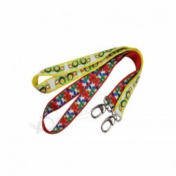 Impression par sublimation thermique Polyester ID Badge Tour de cou