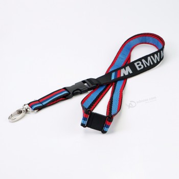 fashion  printed jacquard lanyards with logo attached accessories