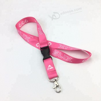 fashion polyester sublimation airplane buckle lanyard