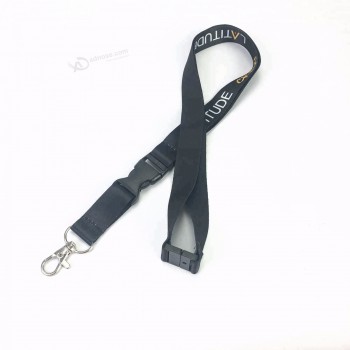 Silk screen printing custom fashion polyester lanyard