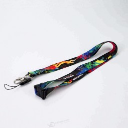 custom logo new fabric fashion airplane buckle lanyard