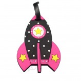 Creative Rocket Luggage Tag Accessoires de voyage étiquette de bagages